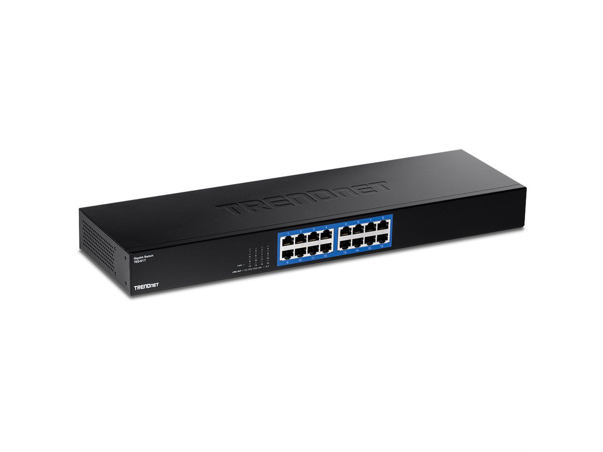 TRENDnet TEG-S17, 16-Port Gigabit Switch