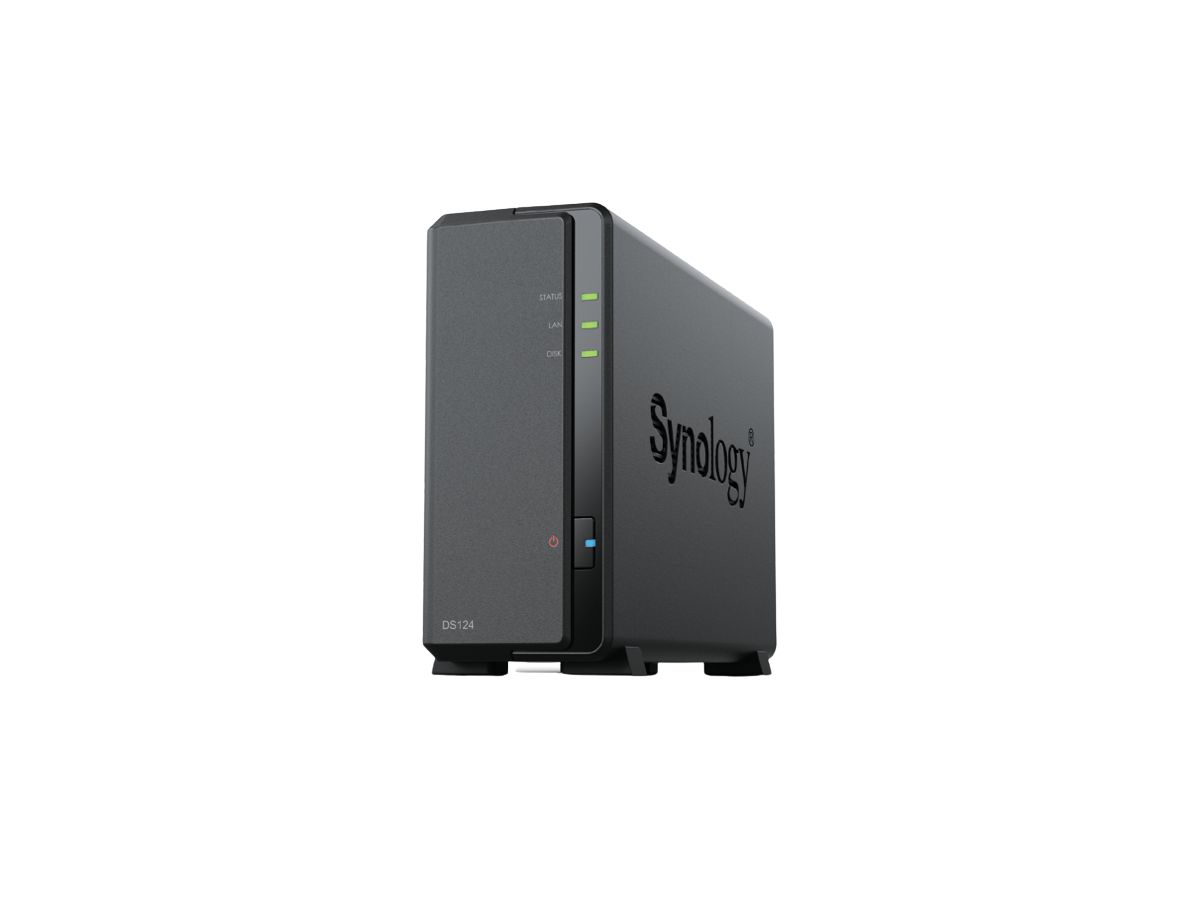 Synology DiskStation DS124 NAS & Speicherserver Desktop Ethernet/LAN Schwarz RTD1619B