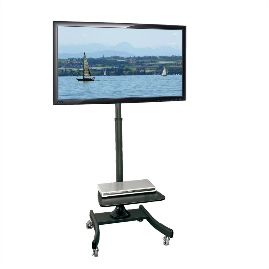 VALUE LCD-/TV-Rollständer, 27-47 Zoll, bis 35 kg, schwarz