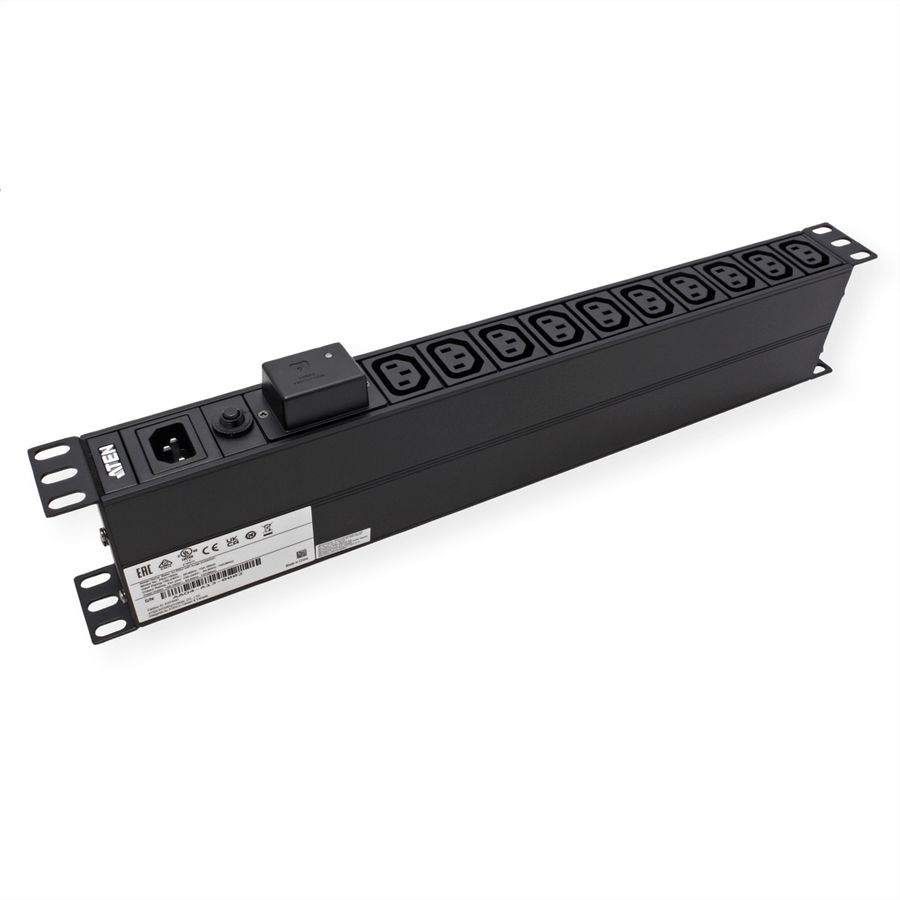 ATEN PE0118SG 1U 10A 18-Port Basic PDU mit Überspannungsschutz