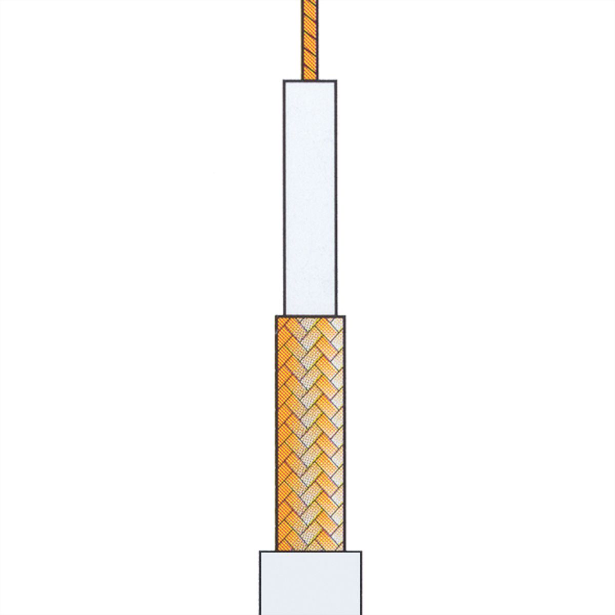 Koaxialkabel RG-59, schwarz, 100m, 75 Ohm - SECOMP Electronic  