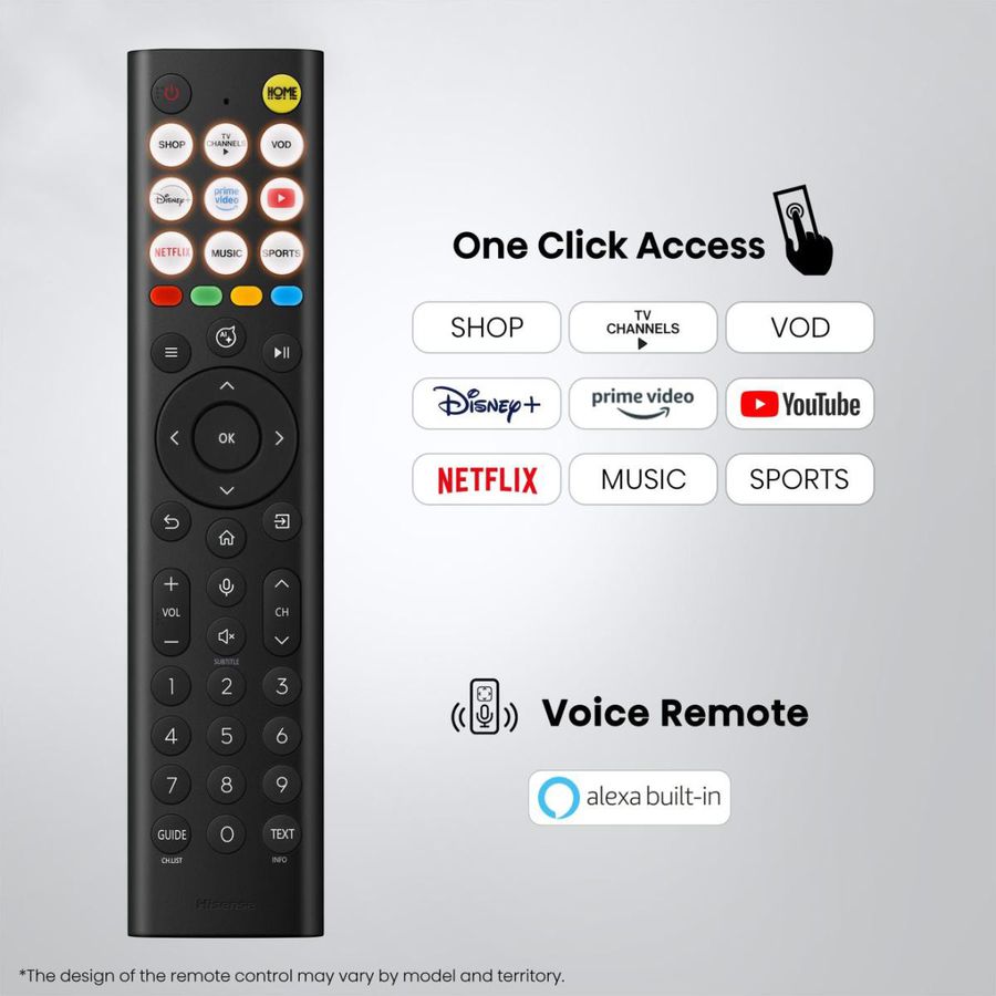 Hisense TV 50U7SE 50", Mini-LED 4K, 144Hz, 1300 Nits