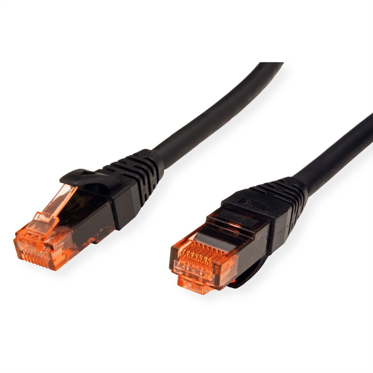 ROLINE Patchkabel Cat.6 UTP, Component Level, LSOH, schwarz, 0,5 m