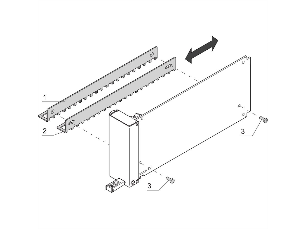 SCHROFF AMC FILLER MODULE FS SINGLE