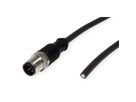 METZ CONNECT Sensor-/Aktorltg., M12-ST A-kodiert, gerade-freies Ende, ungeschirmt, 5polig, PUR, 1 m