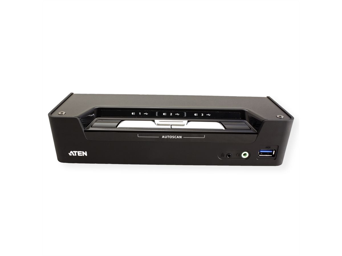 ATEN CS1953 3-Port USB-C DisplayPort Hybrid KVM