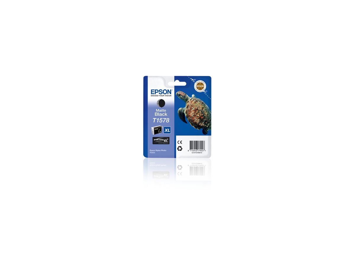 Epson T1578 Druckerpatrone 1 Stück(e) Original Hohe (XL-) Ausbeute Schwarz