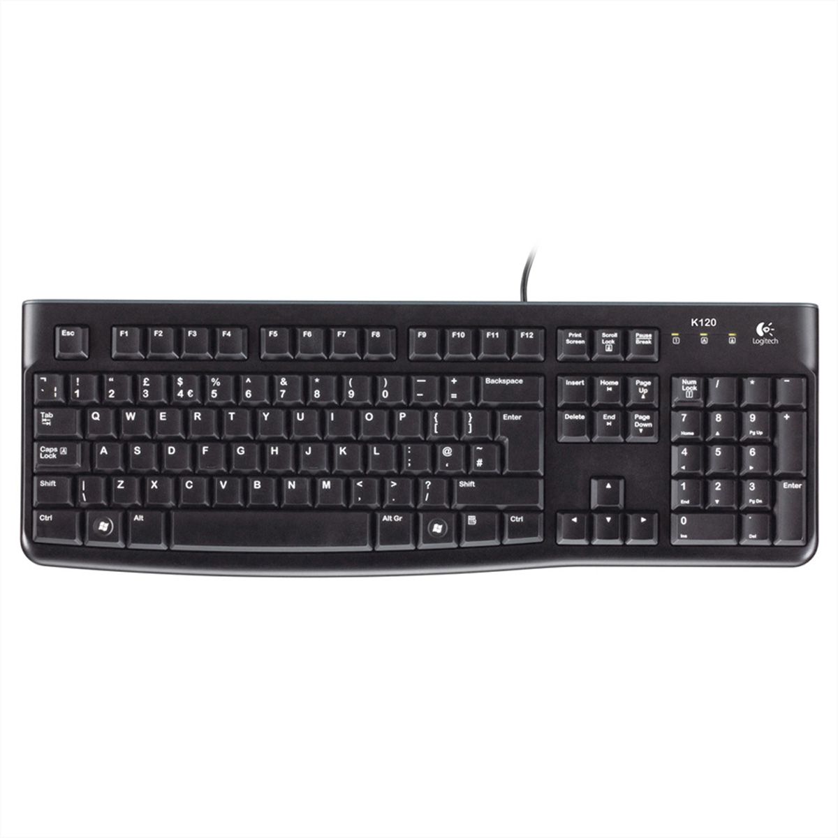 LOGITECH Keyboard K120 USB weiß