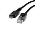 VALUE USB 3.2 Gen 2 Typ C zu Gigabit Ethernet Konverterkabel, schwarz, 3 m