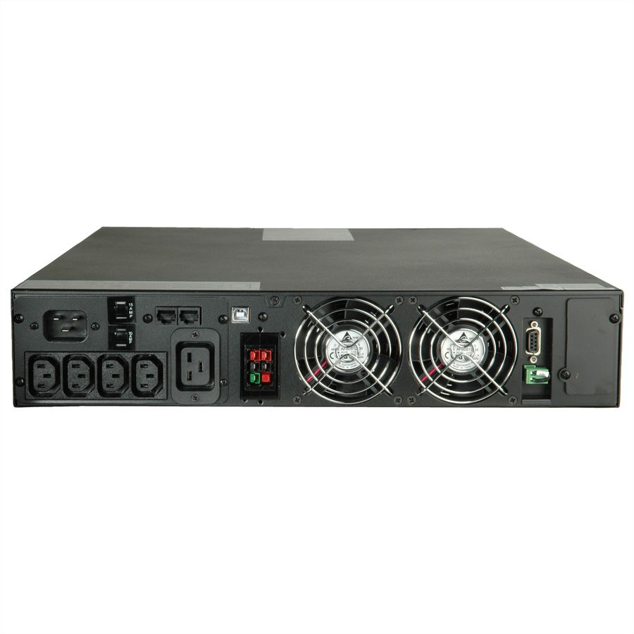 ROLINE ProSecure III 3000 RM2HE - Online USV, 19-Zoll Rackversion, schwarz
