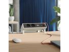 BACHMANN DESK2 2xP40 1xUSB C/C 65W, L=0,2m INOX