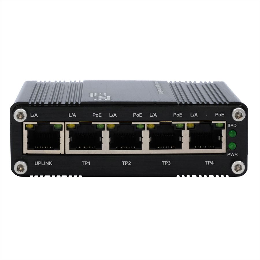 EXSYS EX-62020PoE 5-Port Industrie Ethernet Switch PoE