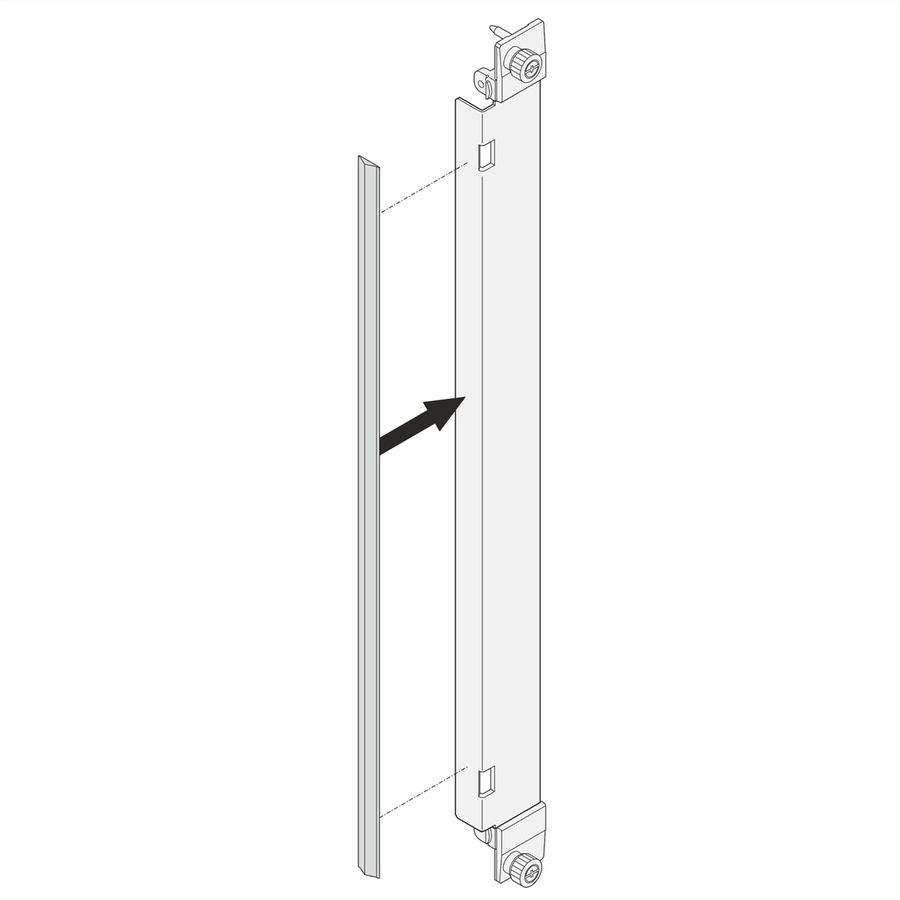 SCHROFF Mesh-Dichtung, selbstklebend für AdvancedTCA- Frontplatten - DICHTUNG EMC 2,3H 299L 10STK