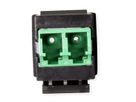 ROLINE Keystone LWL-Adapter LC/LC Duplex, Single Mode, OS2, APC