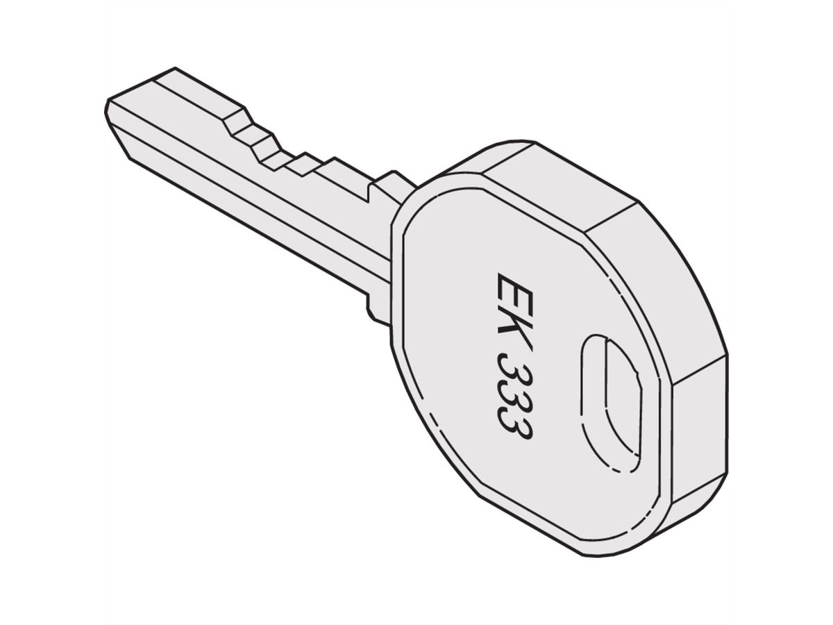 SCHROFF Ersatzschlüssel - ERSATZSCHLUESSEL EMKA 333