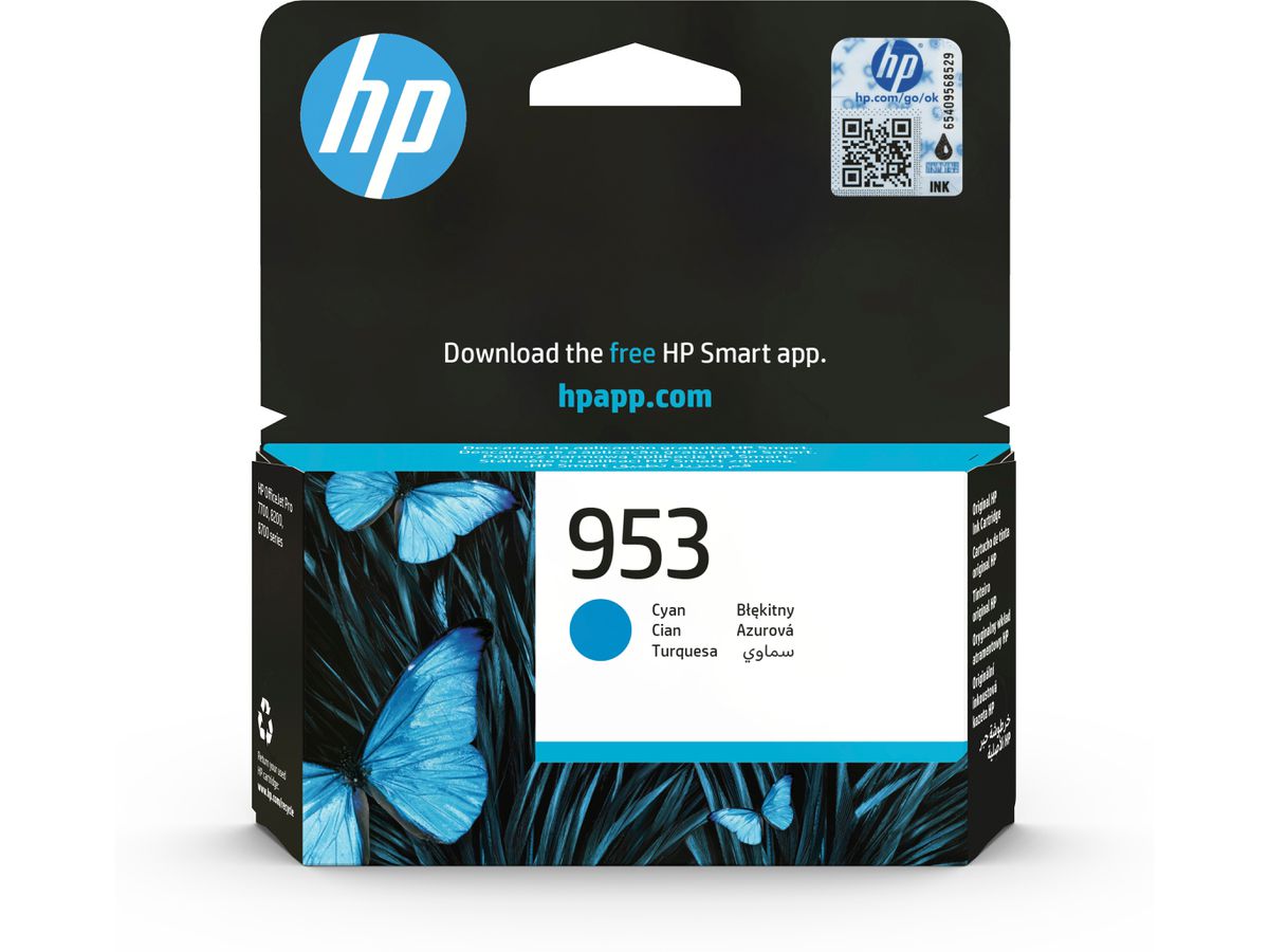 HP 953 Cyan Original Tintenpatrone