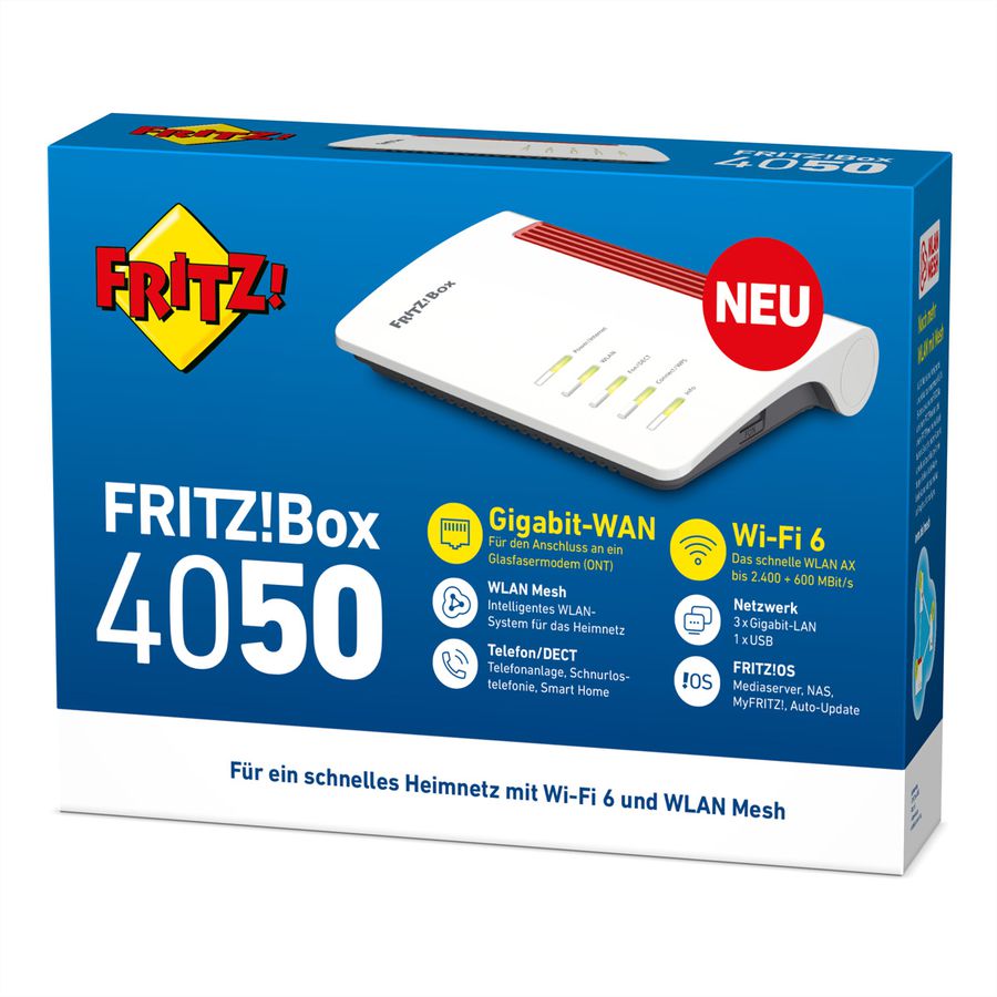AVM FRITZ!Box 4050, WLAN-Router