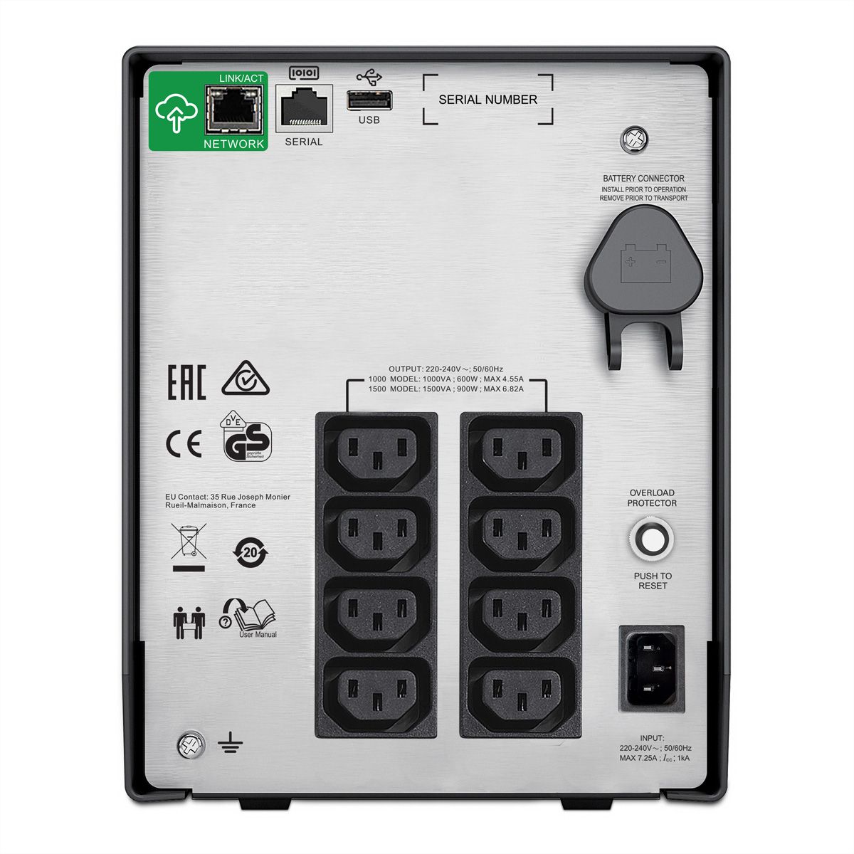 APC SMC1000i-C, Line Interaktive USV