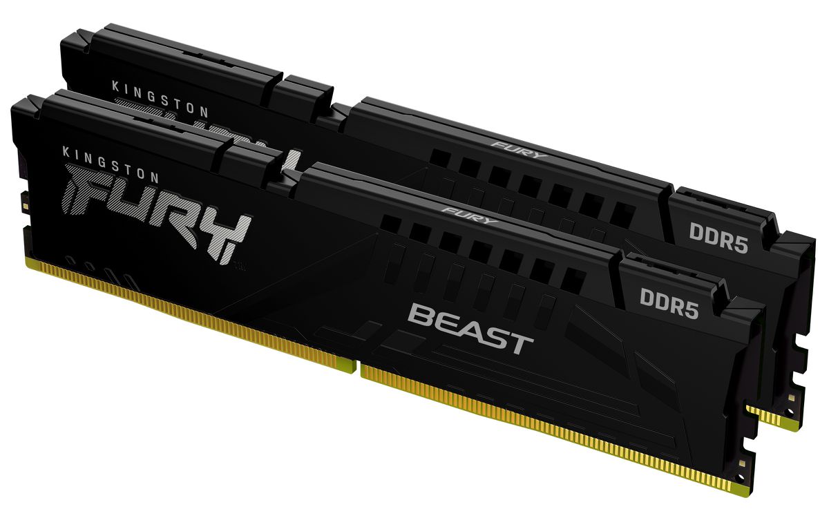 Kingston Technology FURY Beast 64 GB 6400 MT/s DDR5 CL32 DIMM (Kit of 2) Black EXPO