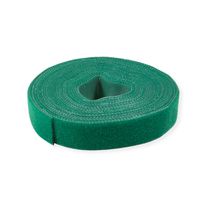VALUE Klettband auf Rolle, 10mm, grün, 25 m