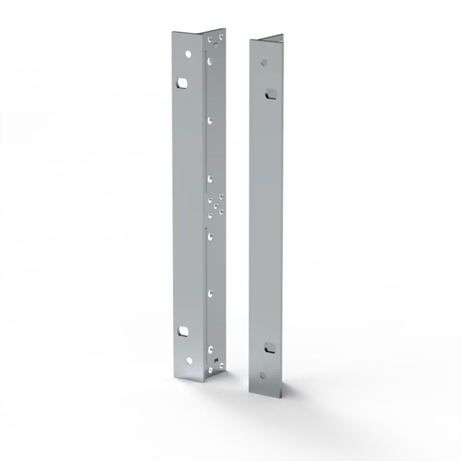 SCHROFF 19"-Winkel Typ F mit / ohne Grifflöcher für Textildichtung - 19"WINKEL 6HE M.GR. 2STK