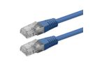ROLINE Patchkabel Cat.6 (Class E), UTP, PoE, blau, 0,5 m