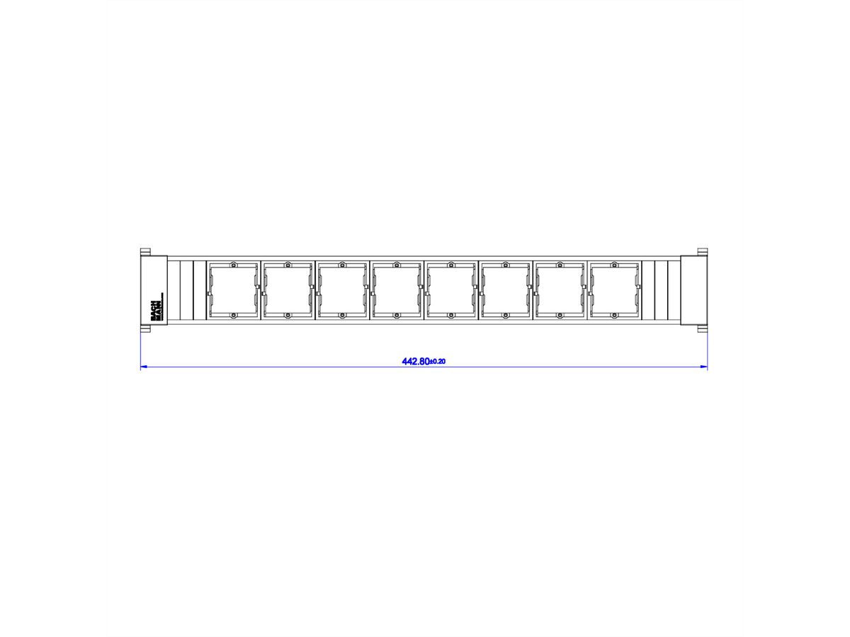 BACHMANN CONFERENCE TOP FRAME X-Large Einsatz 8x ABD