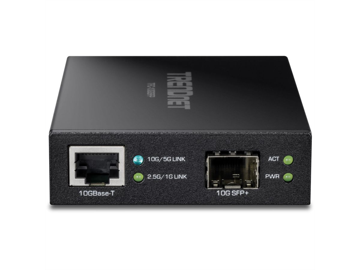 TRENDnet TFC-10GSFP Media Converter, 10GBASE-T zu SFP+ Fiber