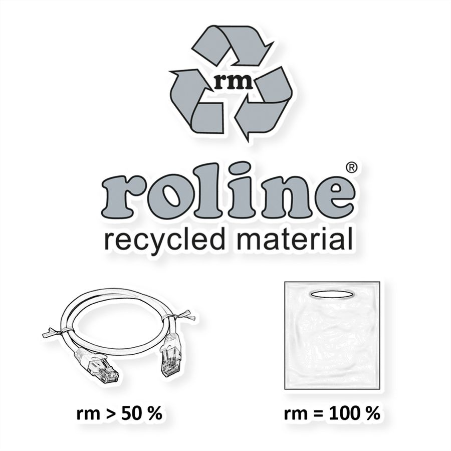 ROLINE RM DisplayPort Kabel, v1.4, DP ST - ST, schwarz, 2 m