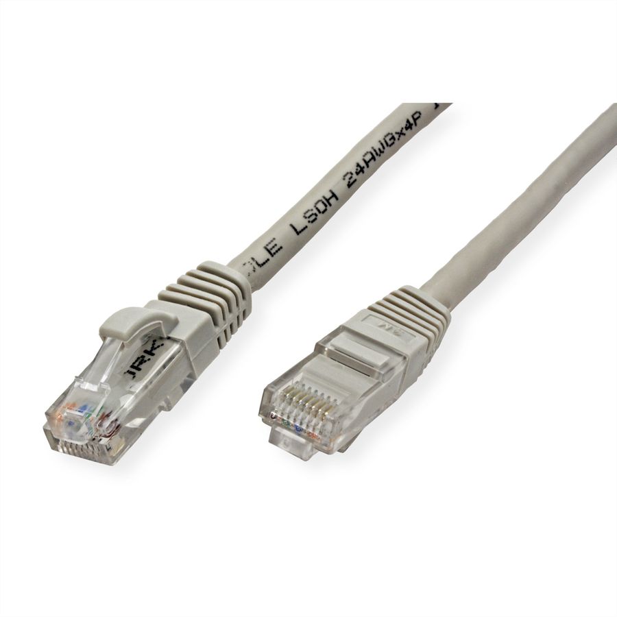VALUE Patchkabel Cat.6 (Class E) UTP, LSOH, grau, 10 m