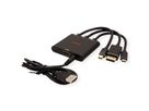 ROLINE Adapterkabel Mini DisplayPort / DisplayPort / Typ C - HDMI, Aktiv, 0,15 m