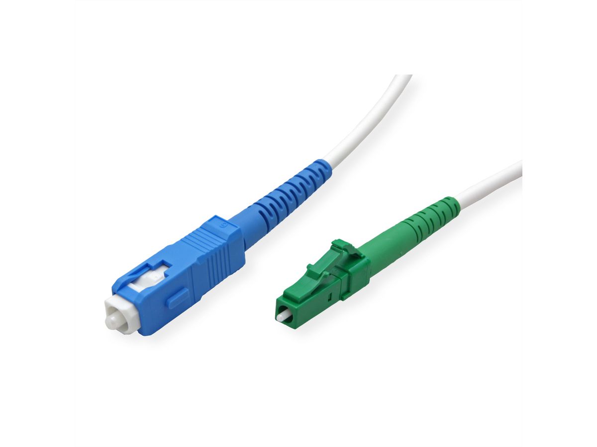 METZ CONNECT OpDAT Patchkabel, SC-S/LC-S APC OS2, 1 m