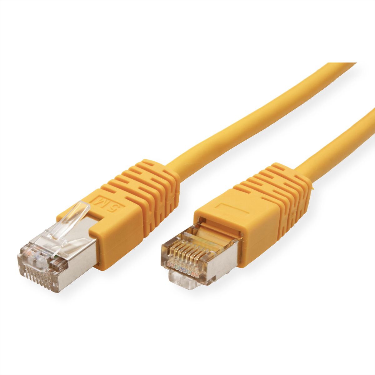 ROLINE Patchkabel Cat.5e (Class D) SF/UTP, gelb, 2 m