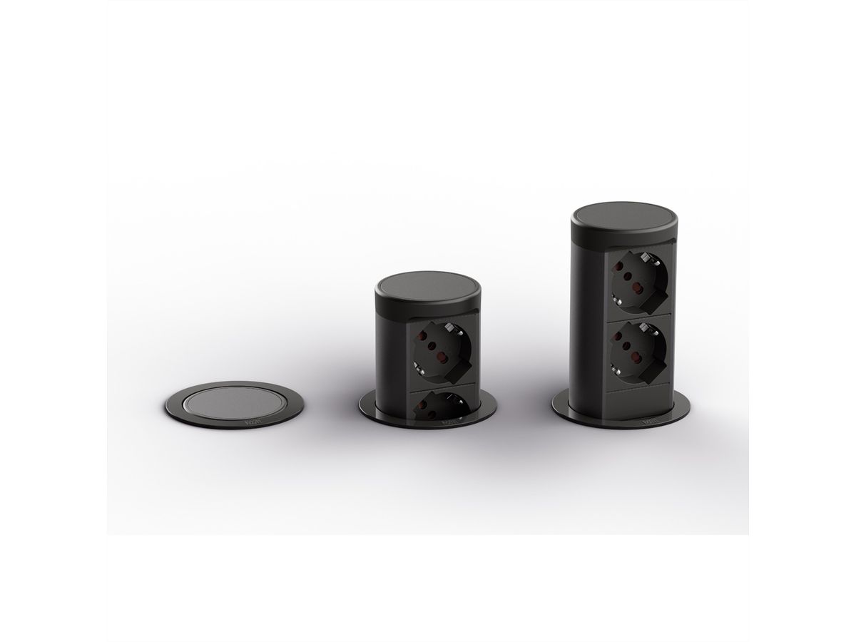 BACHMANN ELEVATOR2 2xP40, RAL9005 2,0 m AEH