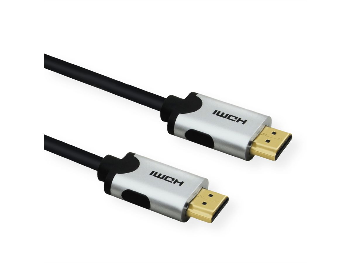 VALUE 10K HDMI Ultra High Speed Kabel, ST/ST, schwarz, 1 m