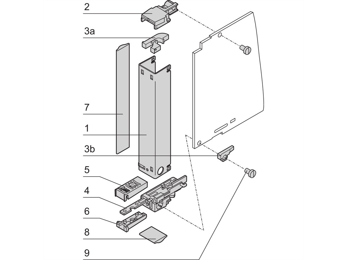 SCHROFF AdvancedMC-Modul-Mechanik in Anlehnung PIGMG AMC.0 R2.0RC1.2 (Al) - AMC MODUL MS S ALU