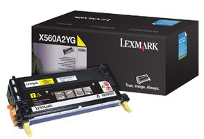 Lexmark X560A2YG Tonerkartusche Original Gelb 1 Stück(e)
