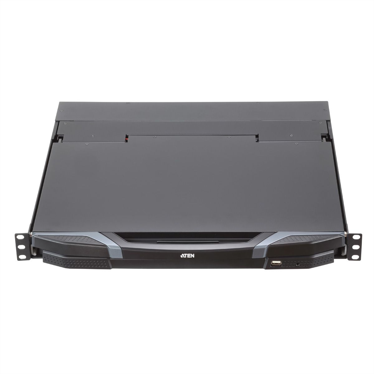 ATEN CL3800NW KVM-Konsole USB HDMI DVI VGA Dual Rail, US-Layout