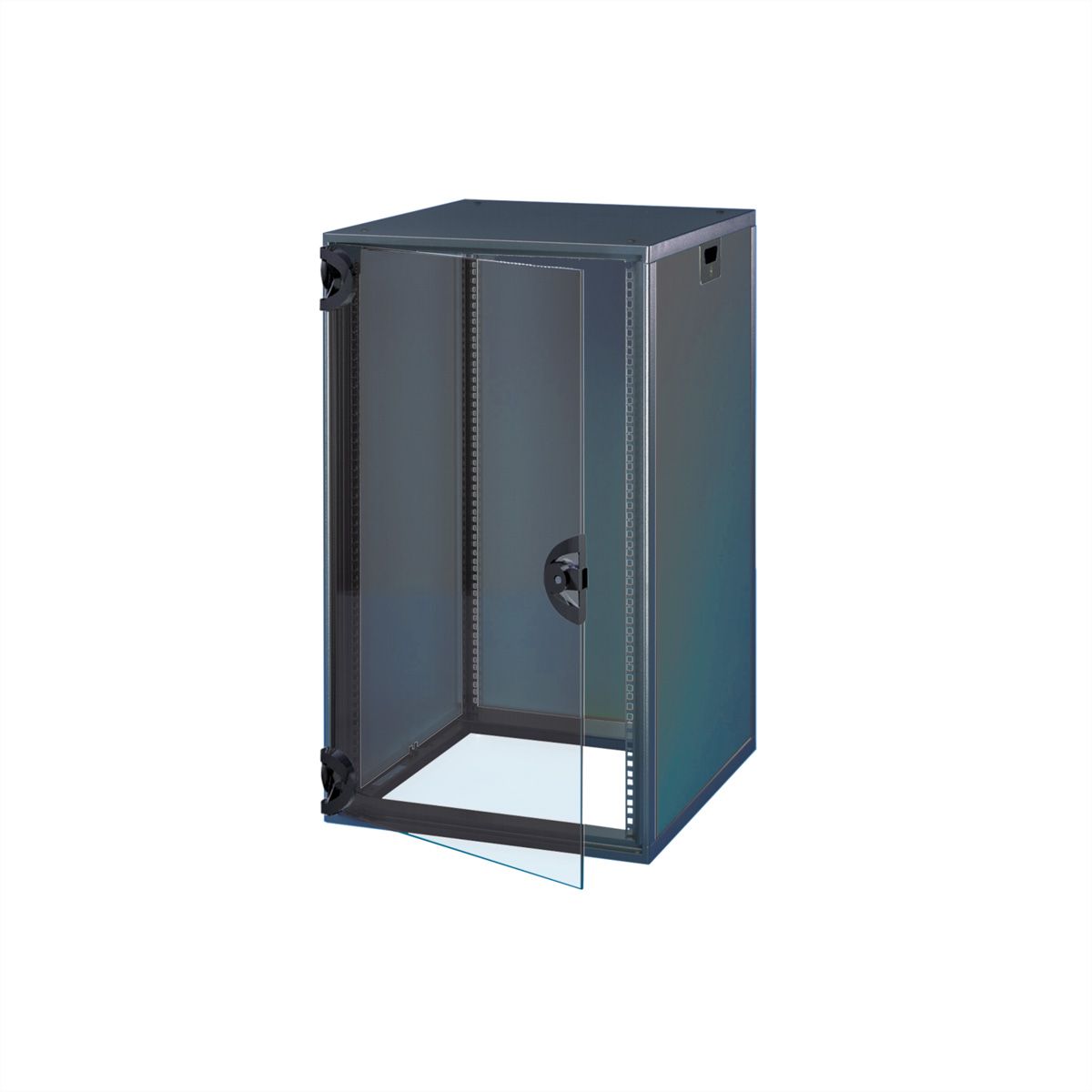 SCHROFF 19"-Schrank, mit Rauchglastür und Rückwand - NOVASTAR 20HE 553B 600T 7021