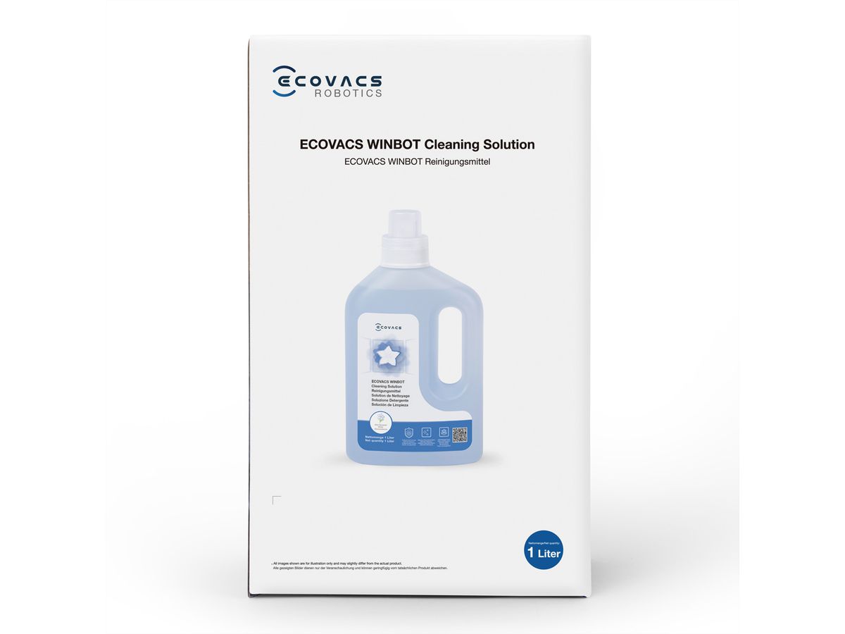 Ecovacs Reinigungslösung 1L, zu Winbots-Serie