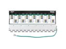 TRENDnet TC-P12C6AS Patch Panel, 12-port Cat6a geschirmt Für Wandmontage