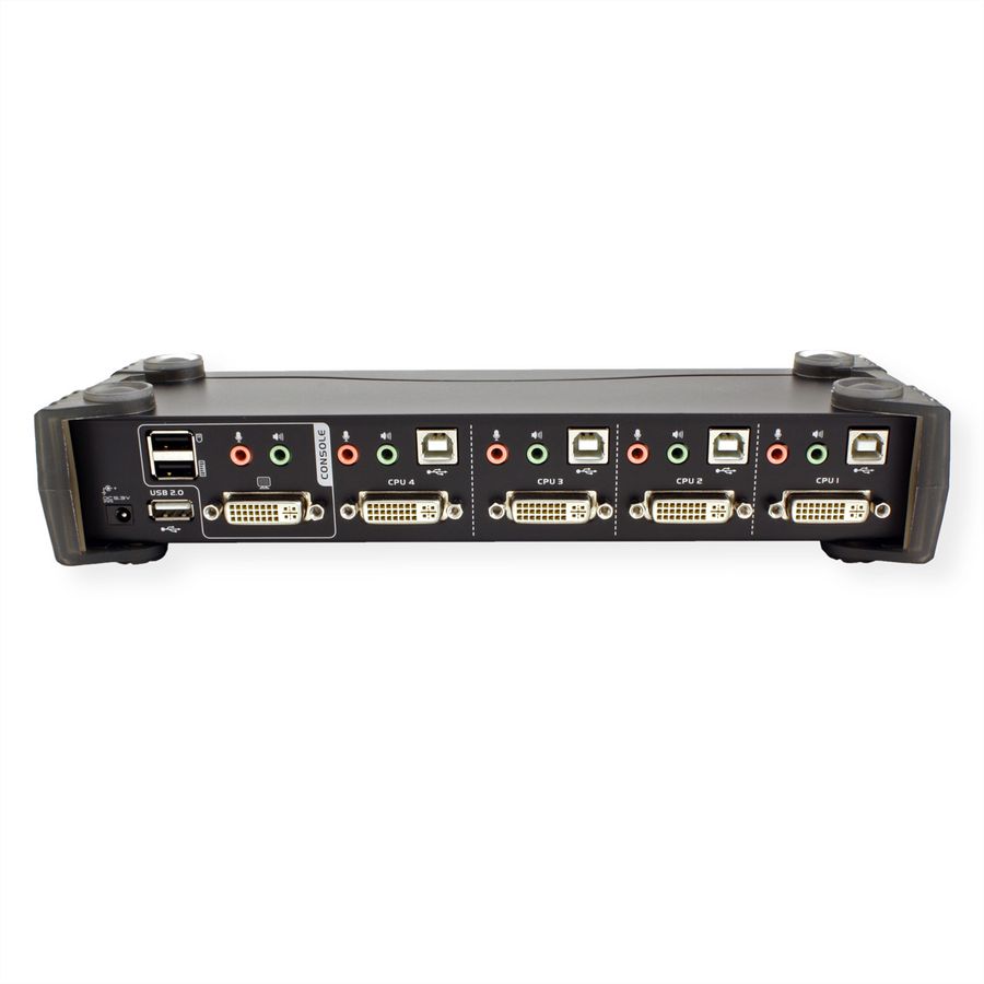 ATEN CS1764A KVM Switch DVI, USB, Audio, USB-Hub, 4 Ports