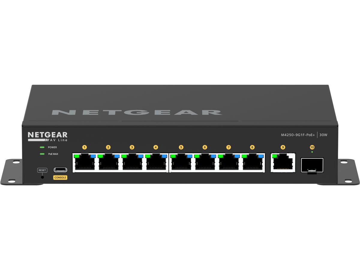 NETGEAR GSM4210PD-100EUS Netzwerk-Switch Managed L2/L3 Gigabit Ethernet (10/100/1000) Power over Ethernet (PoE) Schwarz