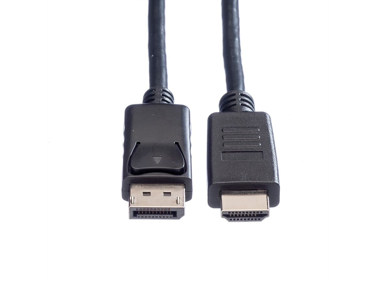 ROLINE DisplayPort Kabel DP - HDTV, ST/ST, schwarz, 4,5 m