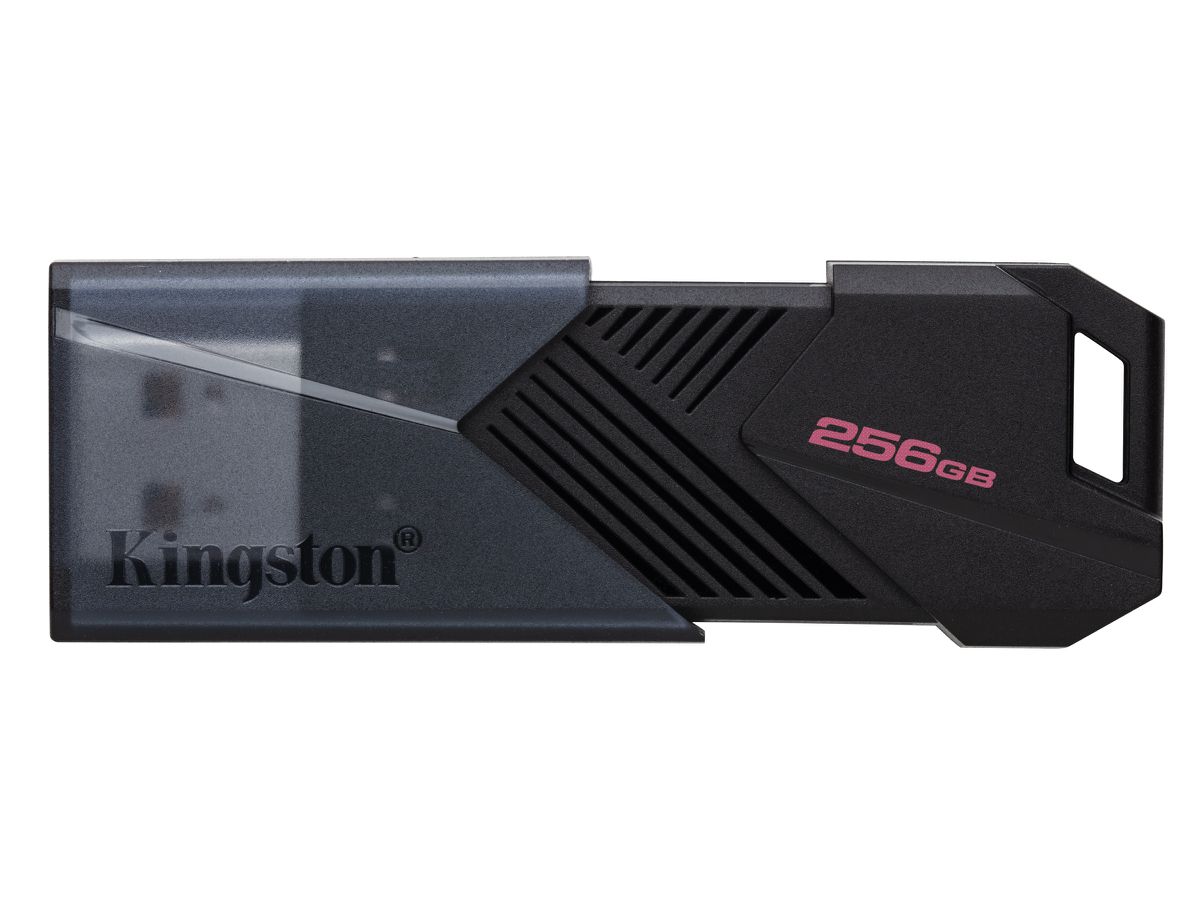 Kingston Technology DataTraveler 256GB Portable USB 3.2 Gen 1 Exodia Onyx