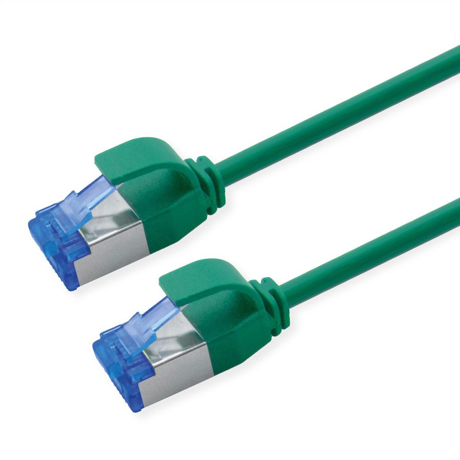 ROLINE Patchkabel Cat.6A (Class EA) S/FTP (PiMF), LSOH, PoE, grün, 2 m