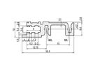 SCHROFF Typ H-KD stabil, kurzes Dach - MODULSCH. VORNE 40TE H KD