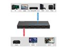 ROLINE 8K HDMI Switch, 4-fach, mit IR-Fernbedienung