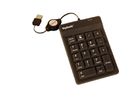 KeySonic ACK-118 BK Keypad USB schwarz