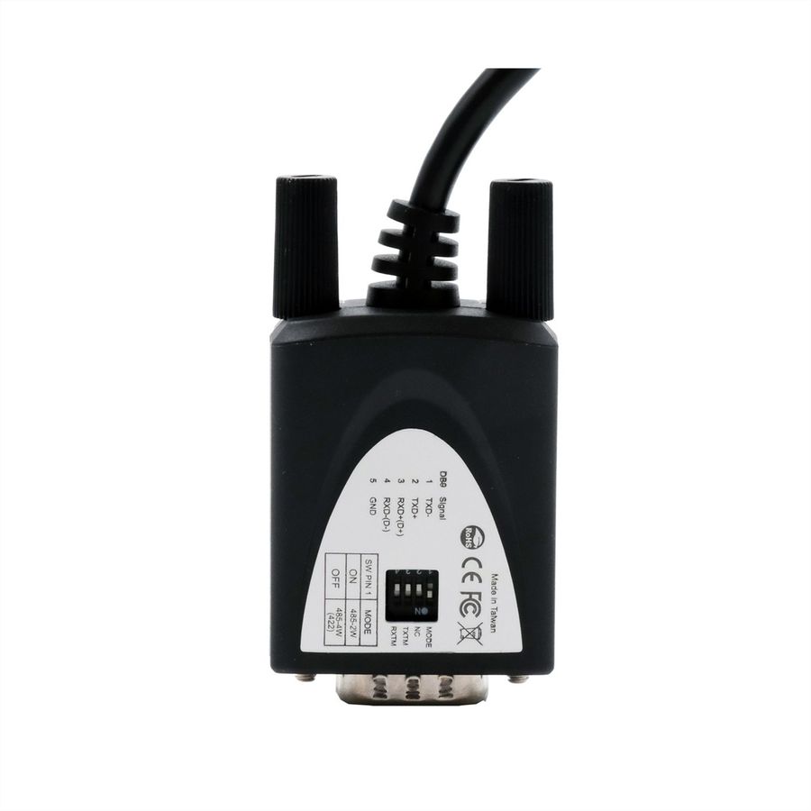 EXSYS EX-2346IS USB 2.0 zu 1x Seriell RS-422/485 Port Konverter, 15KV ESD, 4.0KV, Kabel, FTDI, schwarz, 1,8 m